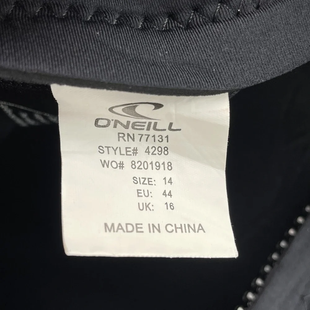 O'Neill‎ Wetsuit Youth 14 Swim Surf Scuba Snorkel Deep Diving Water Sportswear